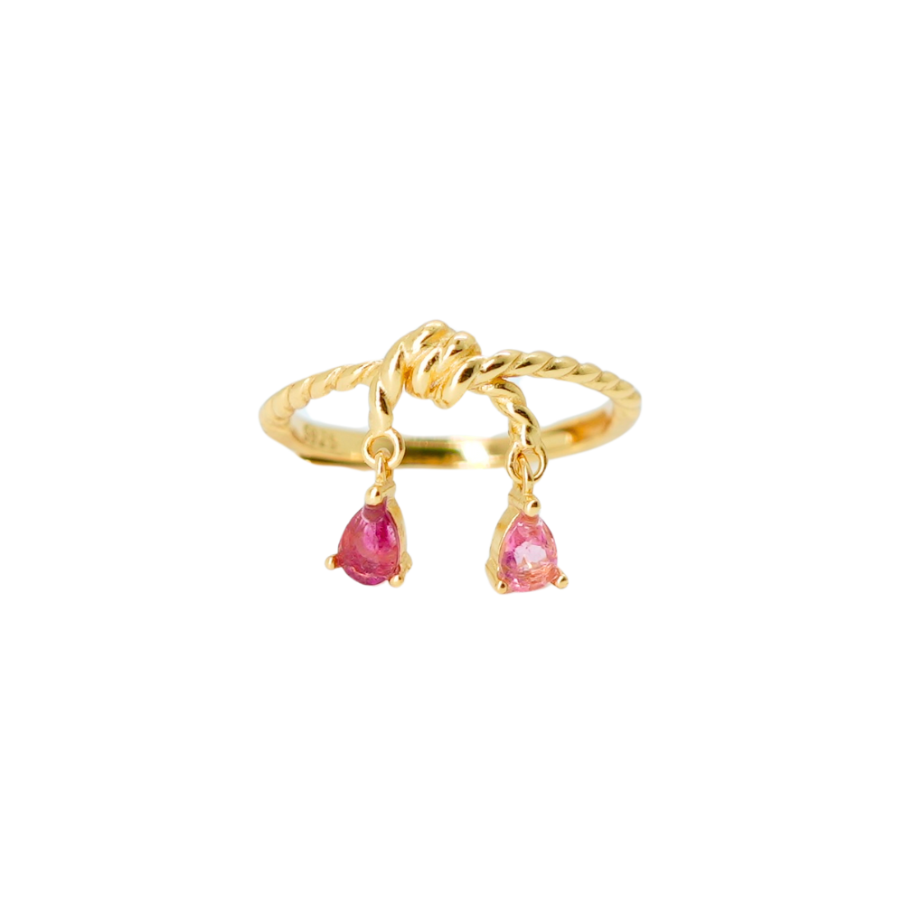 Blushing Tourmaline Ring