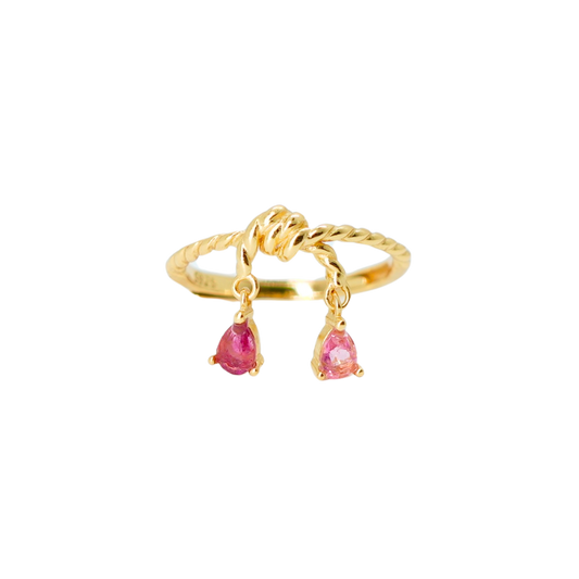 Blushing Tourmaline Ring