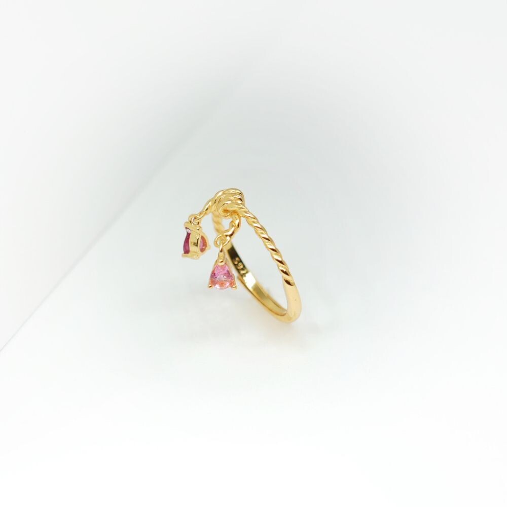 Blushing Tourmaline Ring