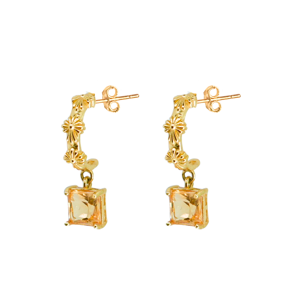 Jamie Citrine Earrings