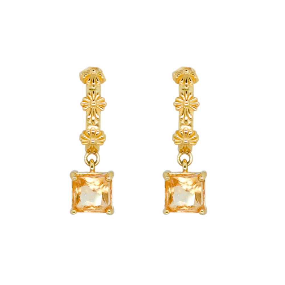 Jamie Citrine Earrings