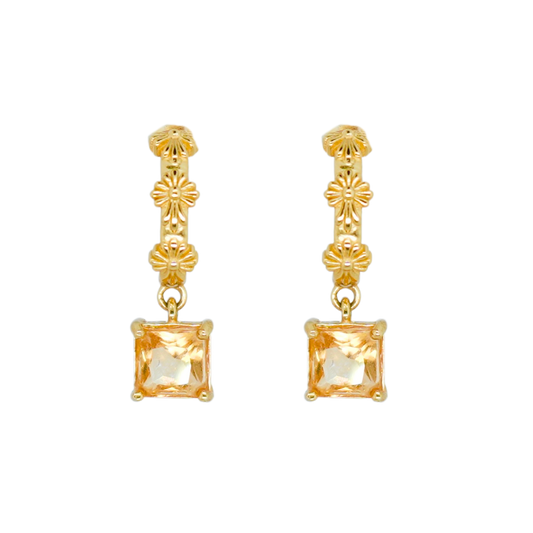 Jamie Citrine Earrings