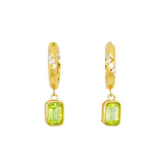 Mina Peridot Earrings