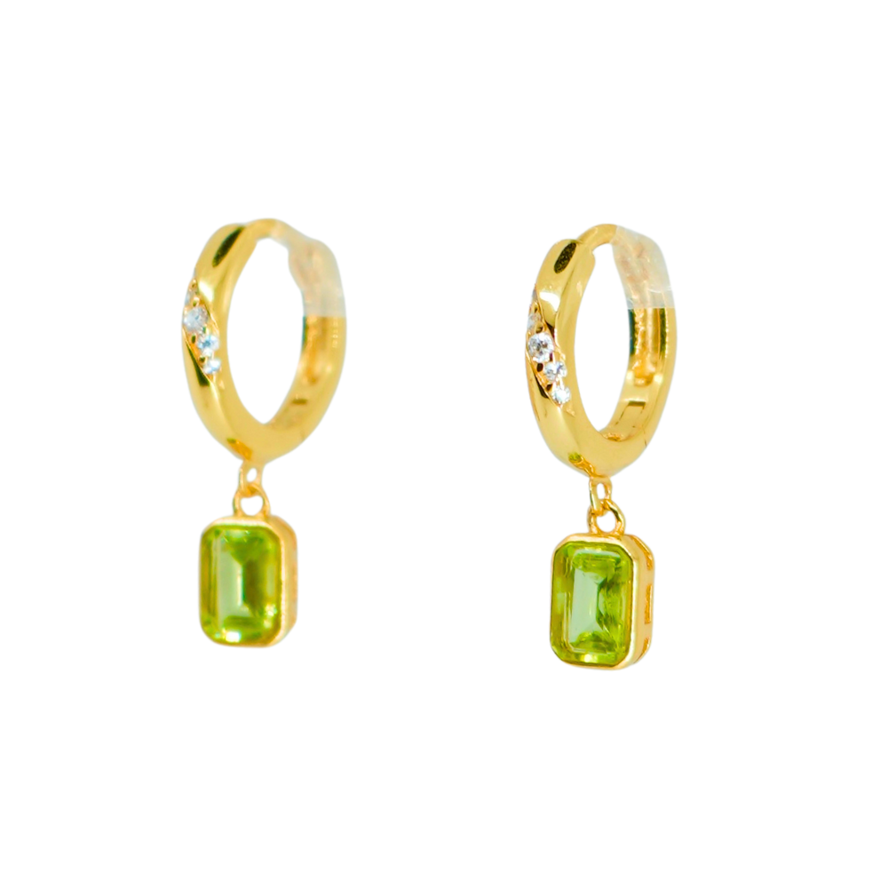 Mina Peridot Earrings