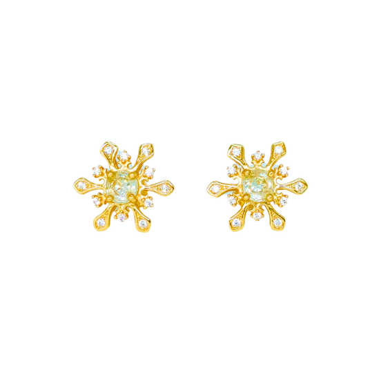 Icy Topaz Earrings