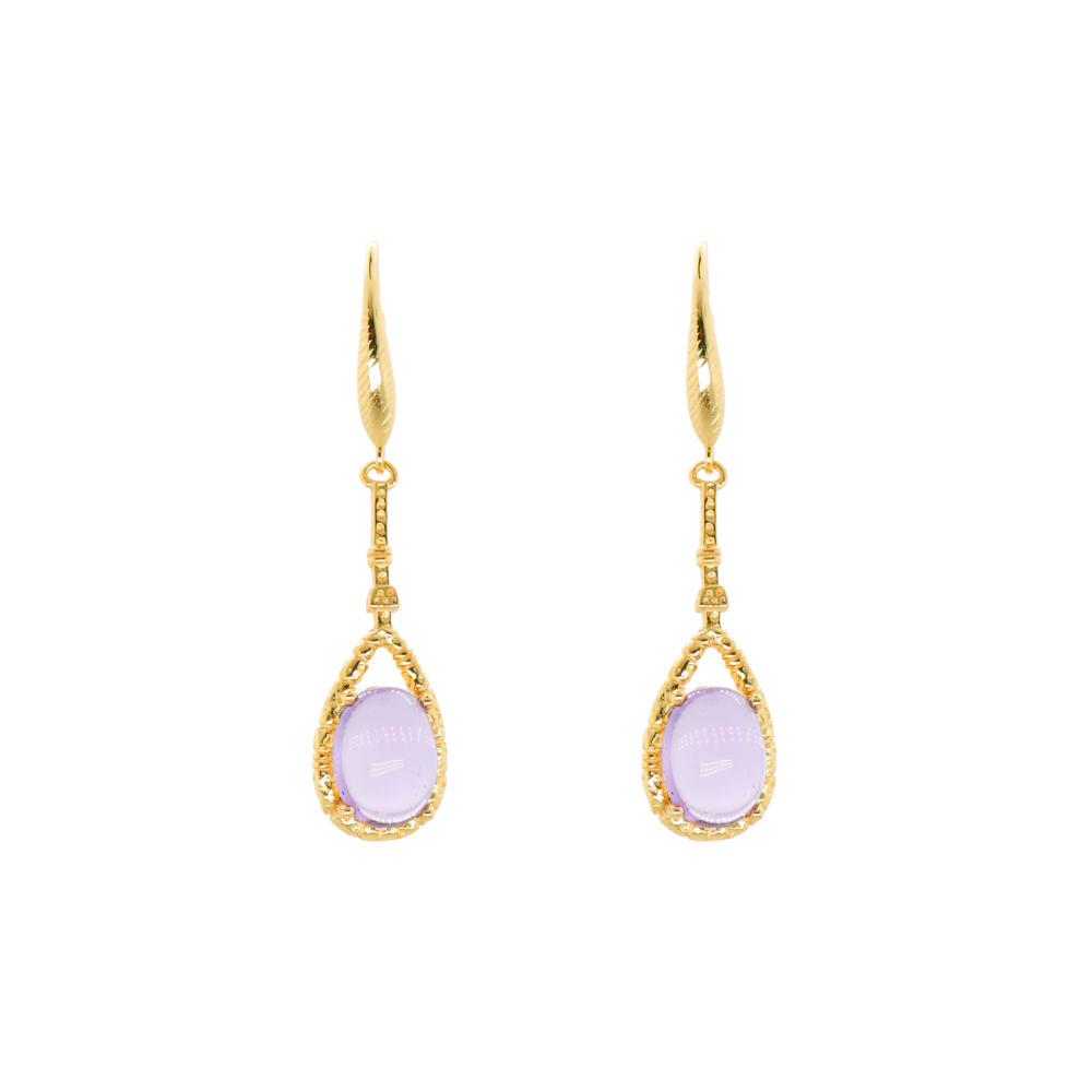 Dews Amethyst Earrings