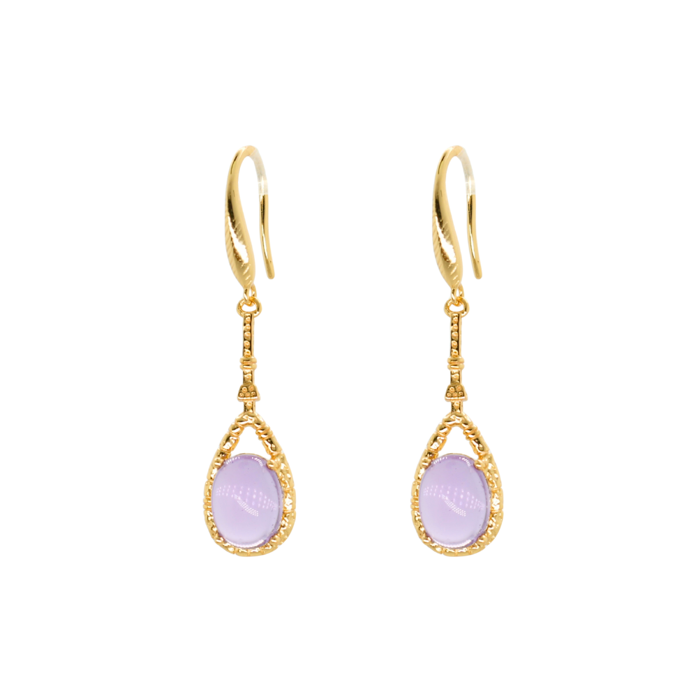 Dews Amethyst Earrings