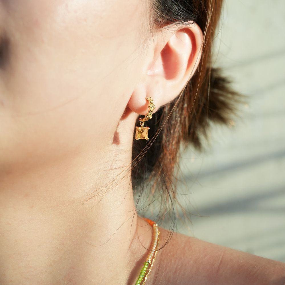 Jamie Citrine Earrings