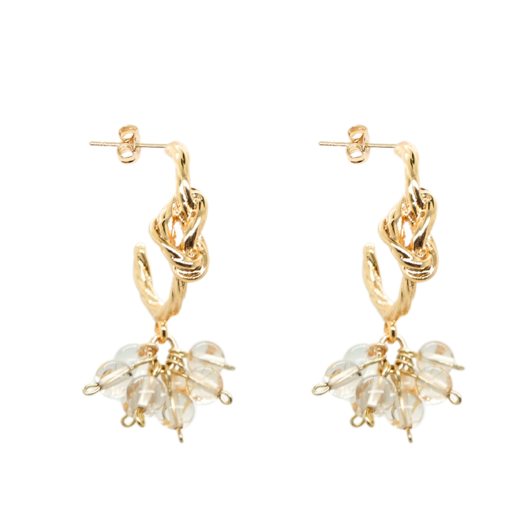 Golden Tie Earrings