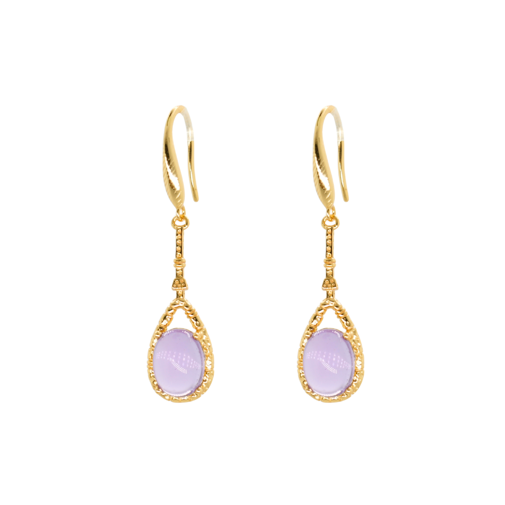 Dews Amethyst Earrings