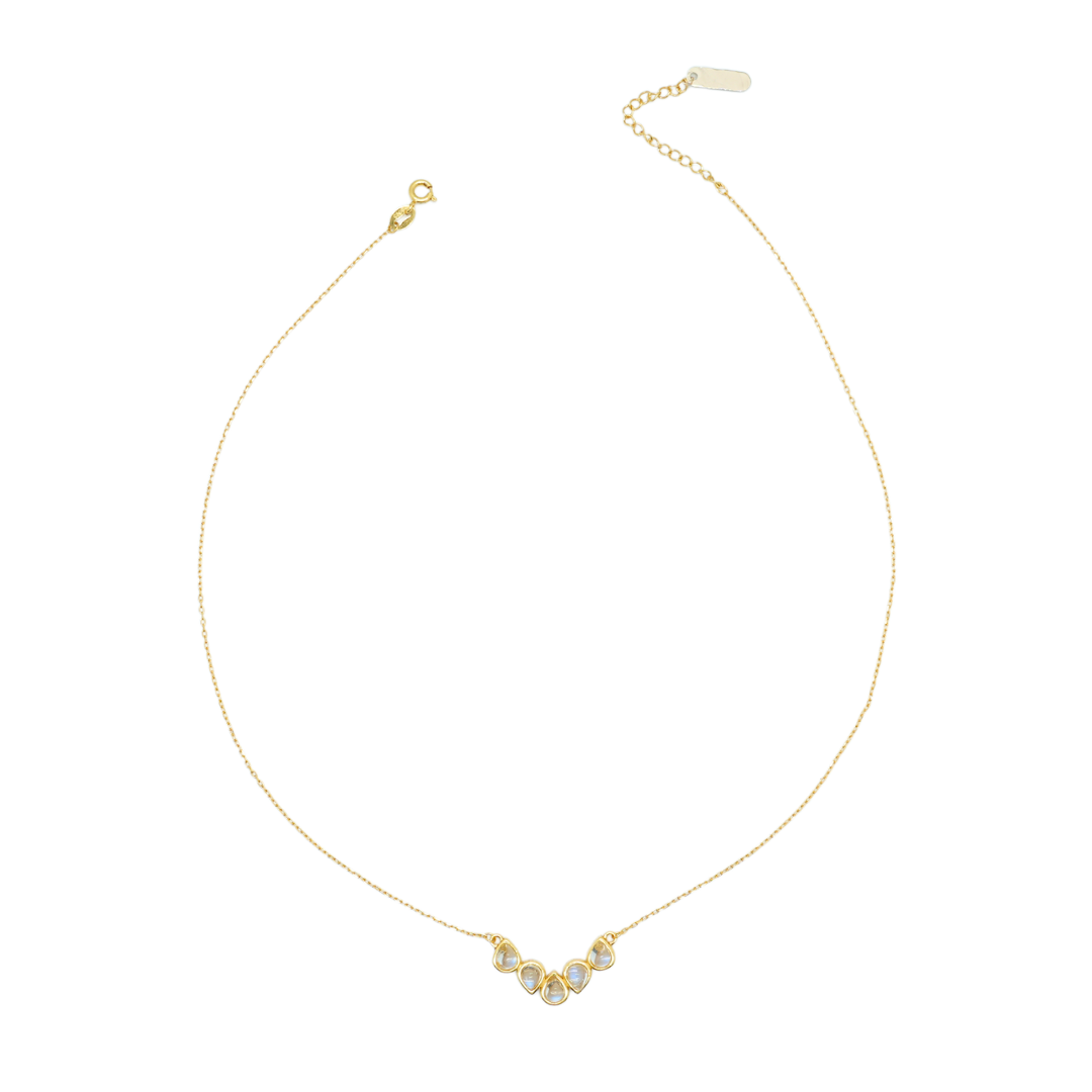 Dewy Moonstone Necklace