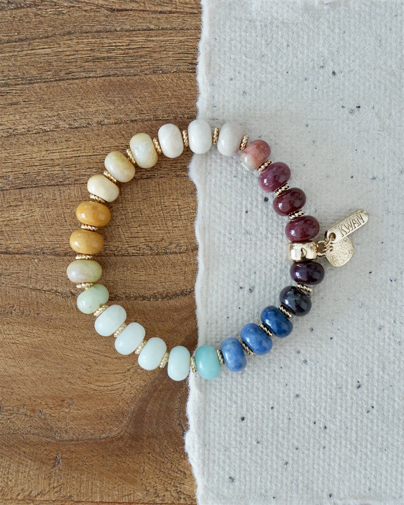 Rainbow Stone Bracelet
