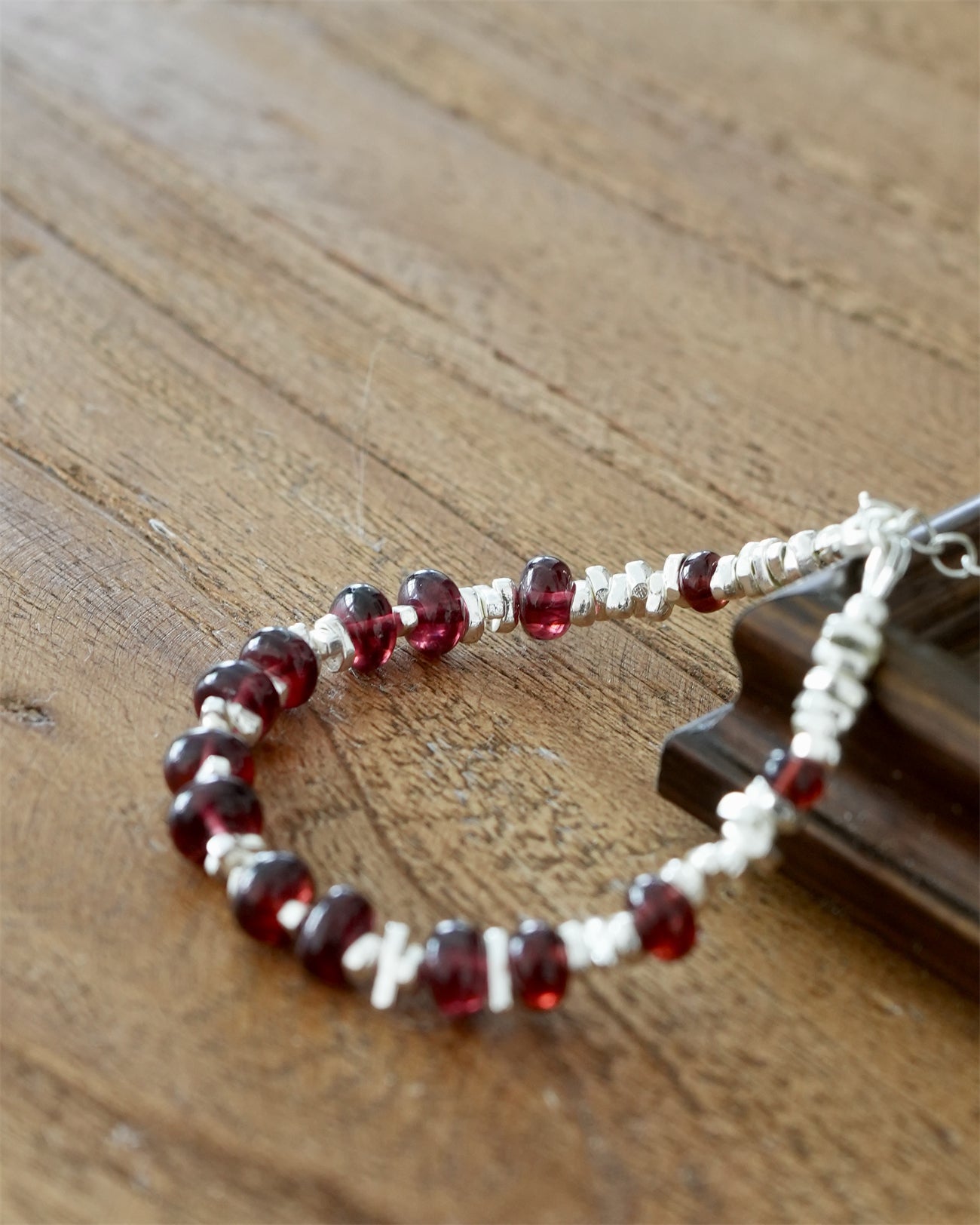 Slow Burn Garnet Bracelet