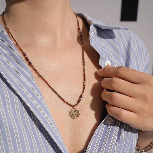 Rustic Aura Necklace