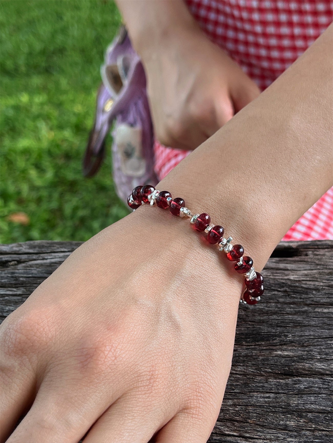Slow Burn Garnet Bracelet