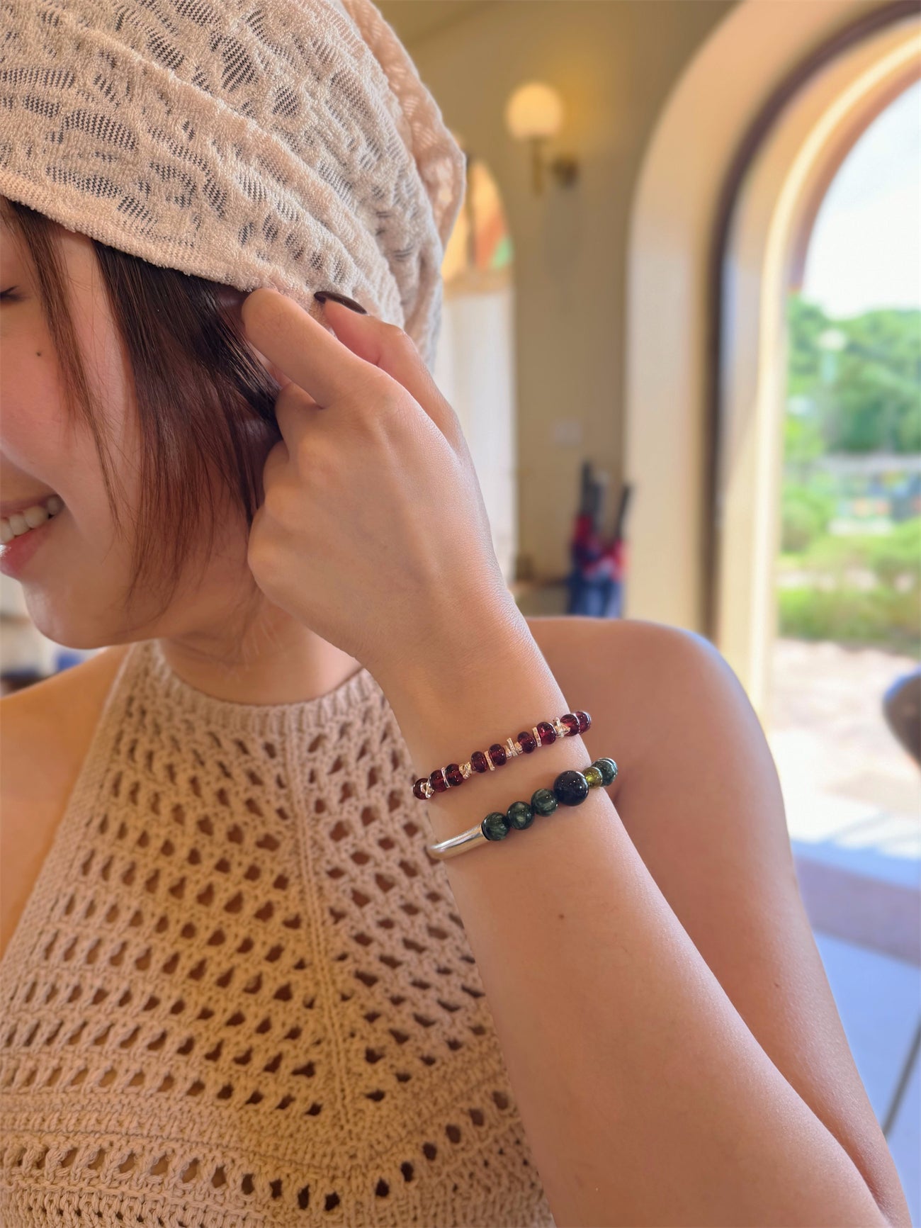 Slow Burn Garnet Bracelet