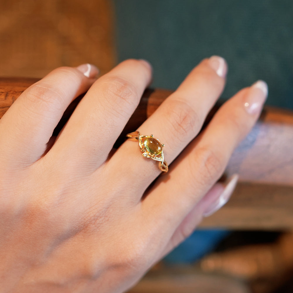 Lush Green Peridot Ring