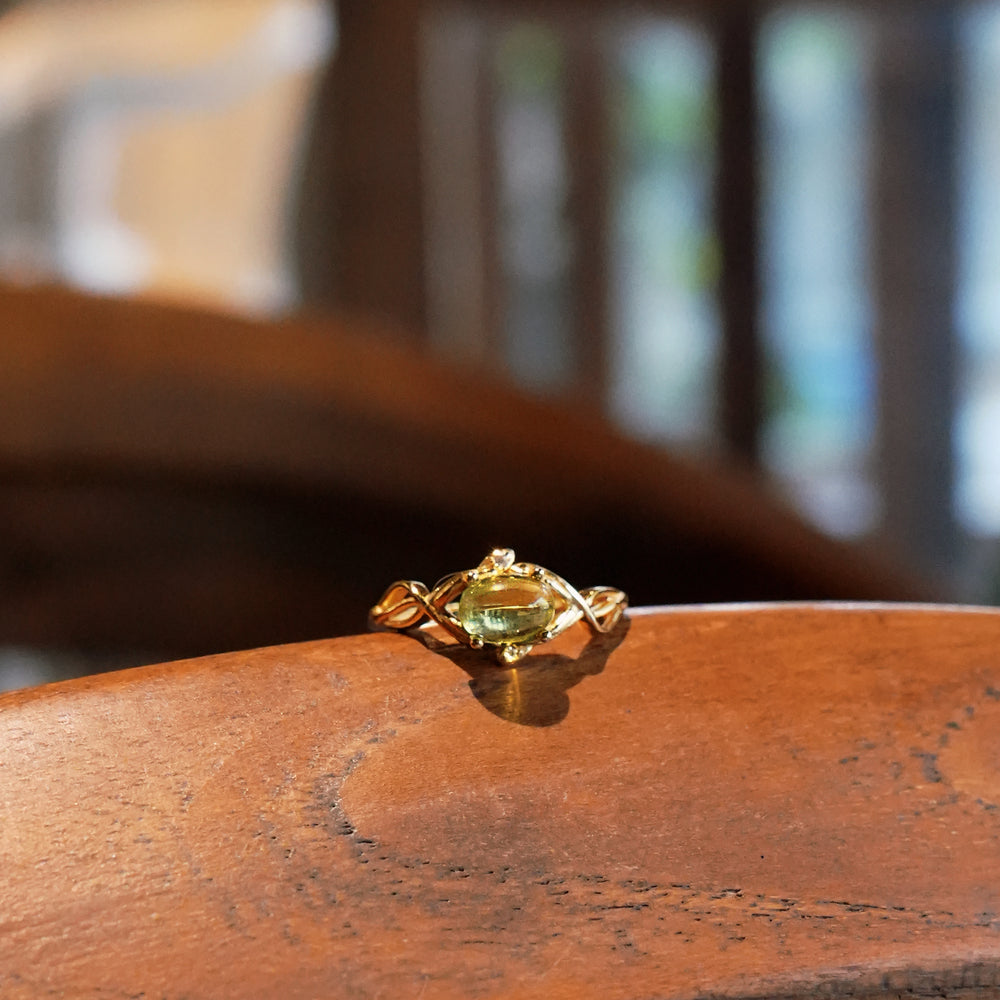Lush Green Peridot Ring