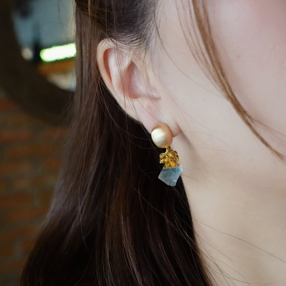 Seafoam Prasiolite Earrings