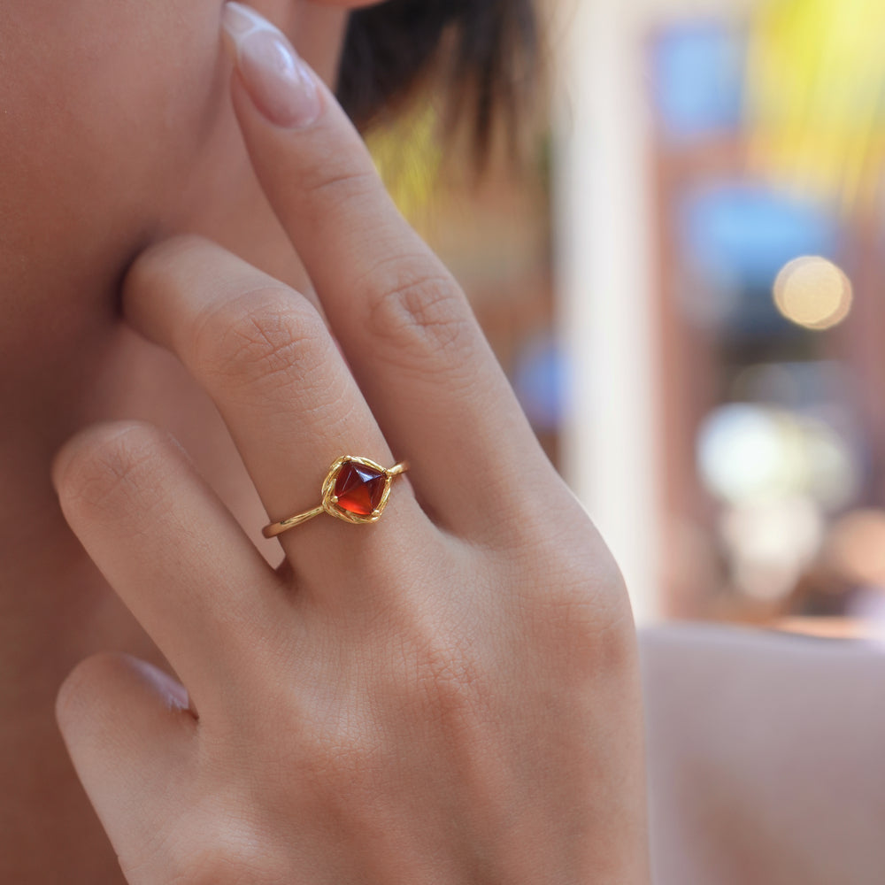 Solar Spessartine Ring