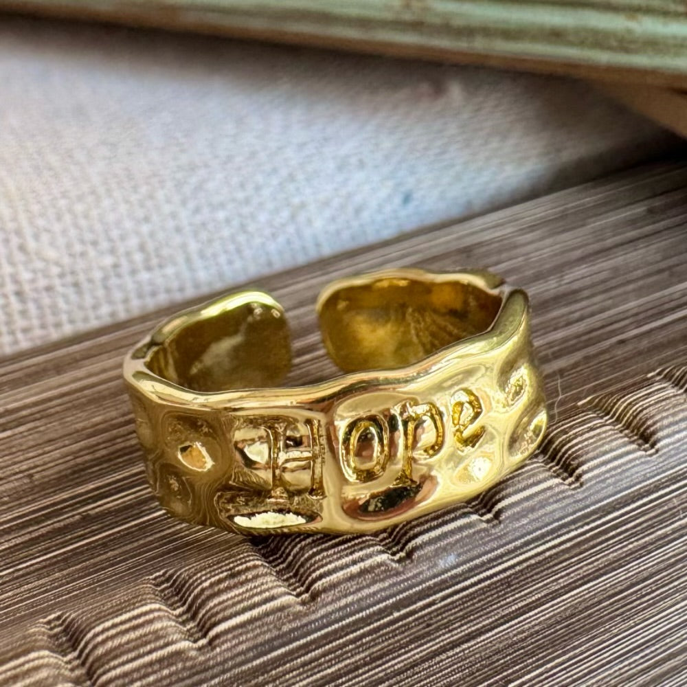 14k Gold Filled "Hope" Ring