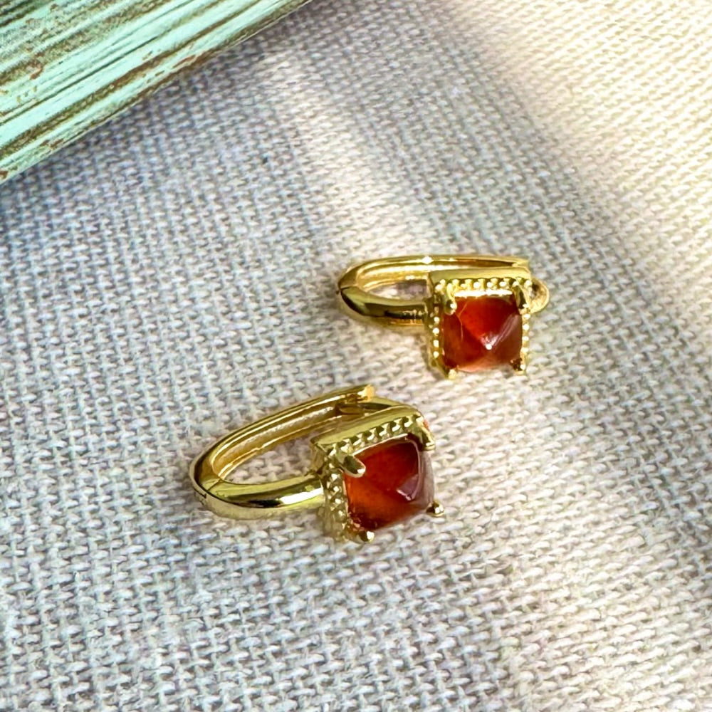 Fanta Garnet Earrings