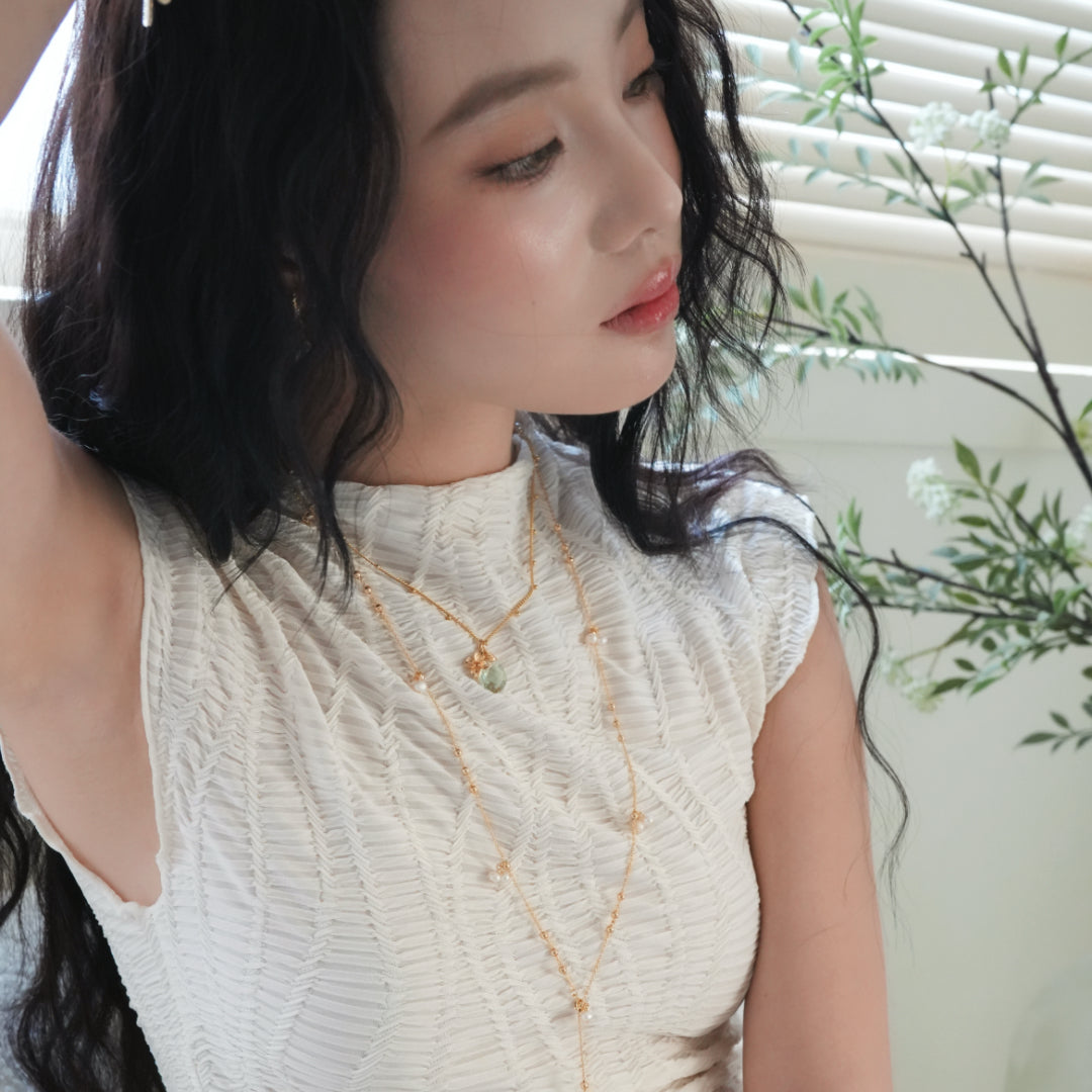 Blossom & Dew Prasiolite Necklace